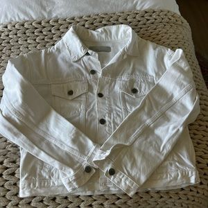 GRLFRND White Denim Jacket